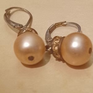 Pearl earrings